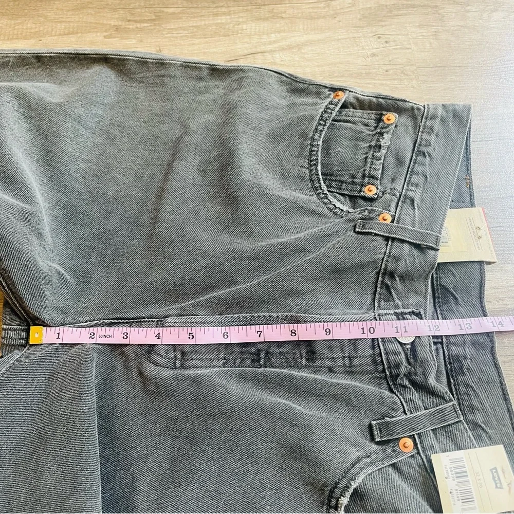 Levi’s 501 Original Cropped Black Jeans 32x26 NWT NEW! Unisex